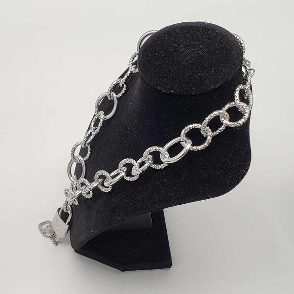 Authentic Louis Vuitton Lock & Key with Unbranded Silver Plated Chain Necklace - Picture 8 of 11